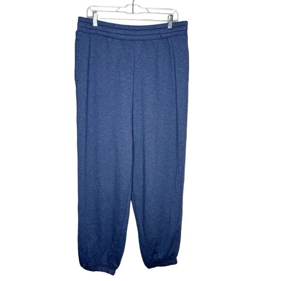 AMERICAN EAGLE / blue boyfriend jogger fleece sweatpants / XL - Picture 1 of 11